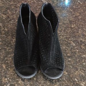 Perforated Ankle Booties